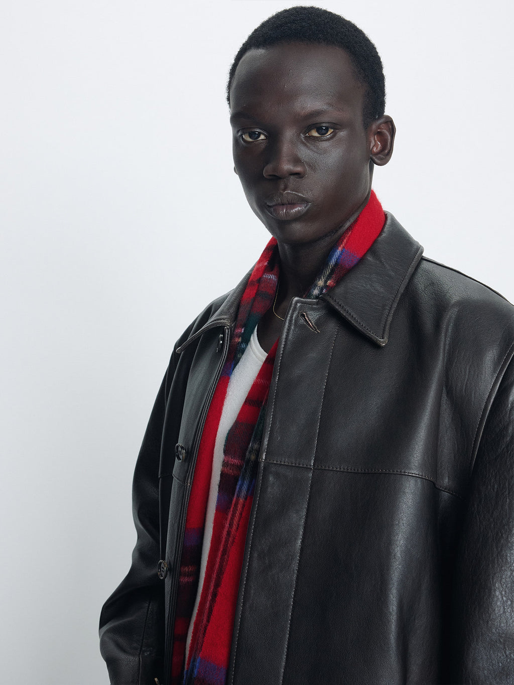 Tonywack - Aged Lamb Leather Carcoat (Dark Brown) product image 7 | TRAB K-Fashion Australia