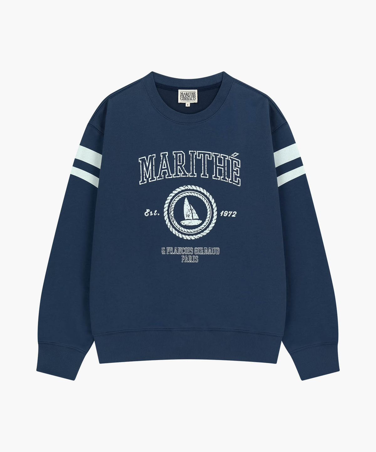 Marithe & Francois Girbaud - Marine Graphic Sweatshirt (Dark Blue) product image 6 | TRAB K-Fashion Australia