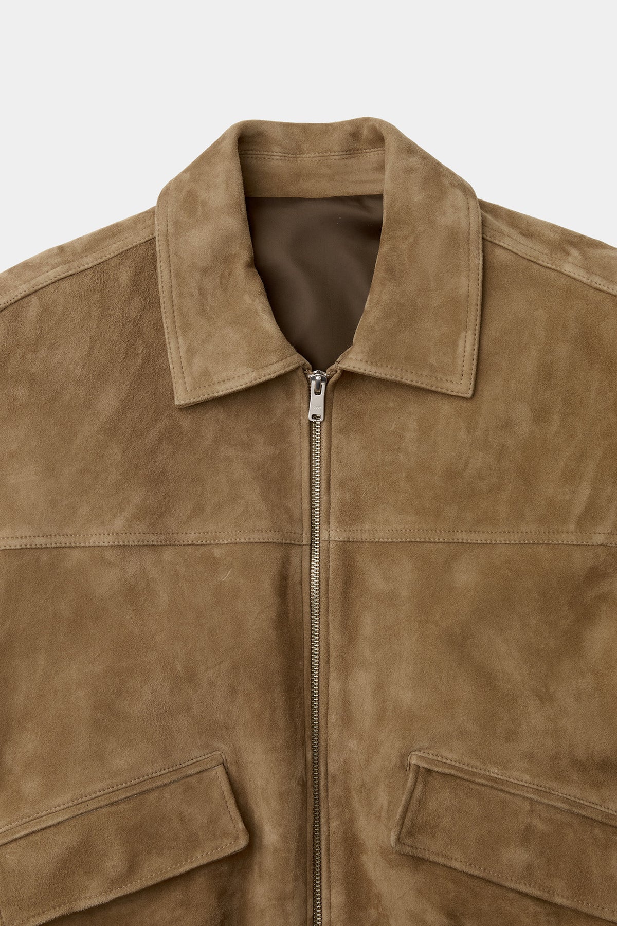 Coor - Goat Suede Bomber (Camel Khaki) product image 5 | TRAB K-Fashion Australia