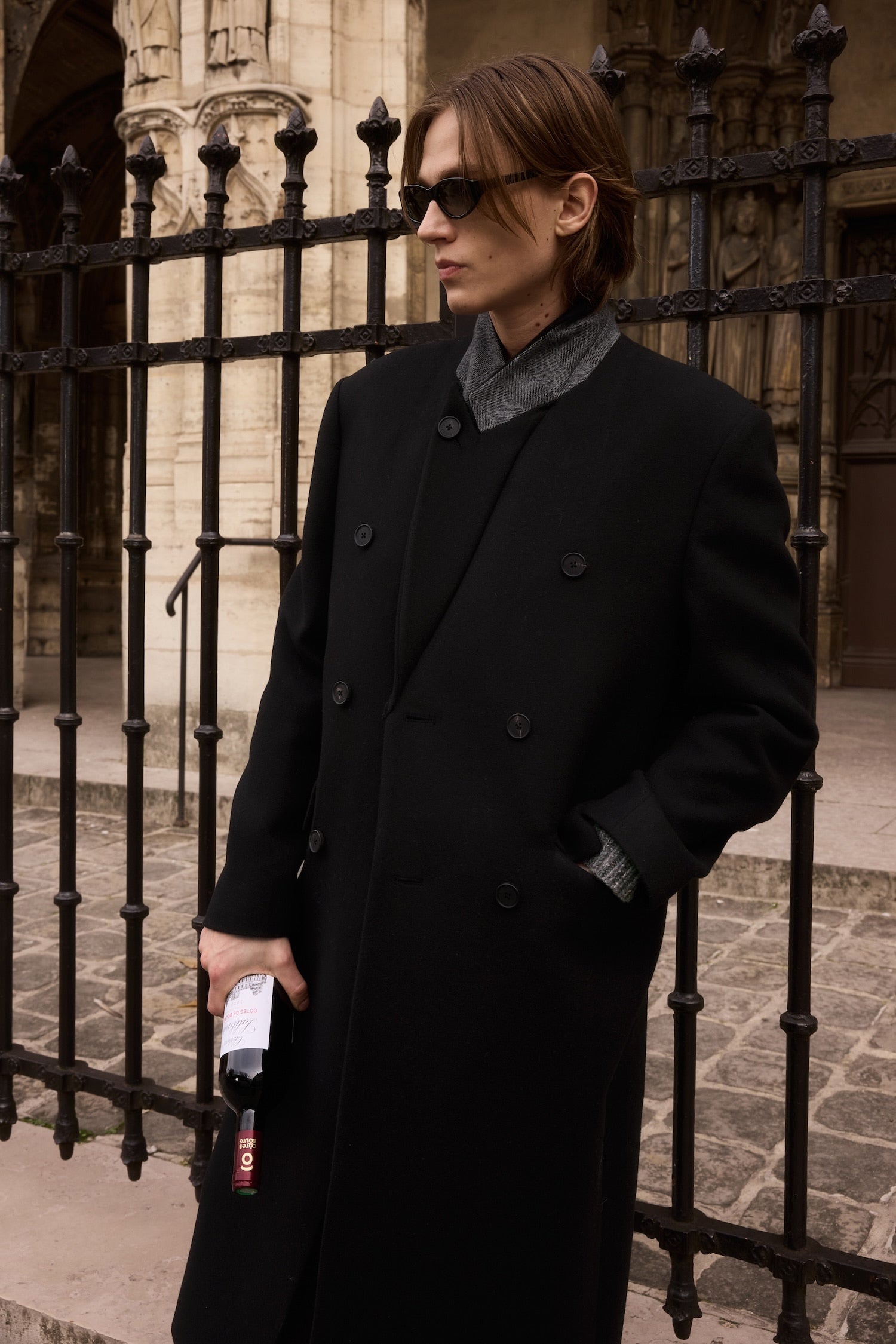 STU - Inverted Double Coat In (Black) product image 13 | TRAB K-Fashion Australia