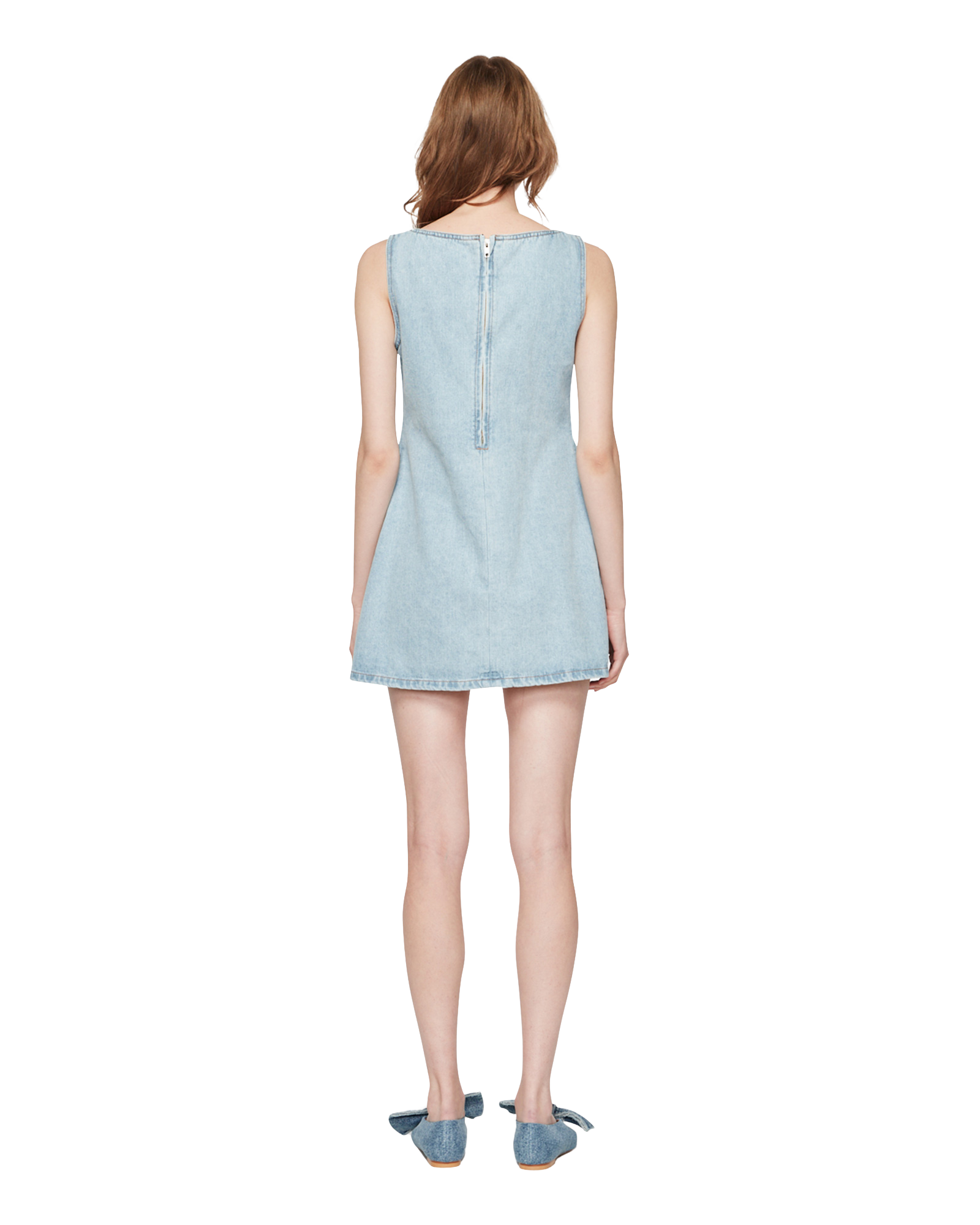 Kimhe Kim - Emma Denim Mini Dress (Sky Blue) product image 4 | TRAB K-Fashion Australia