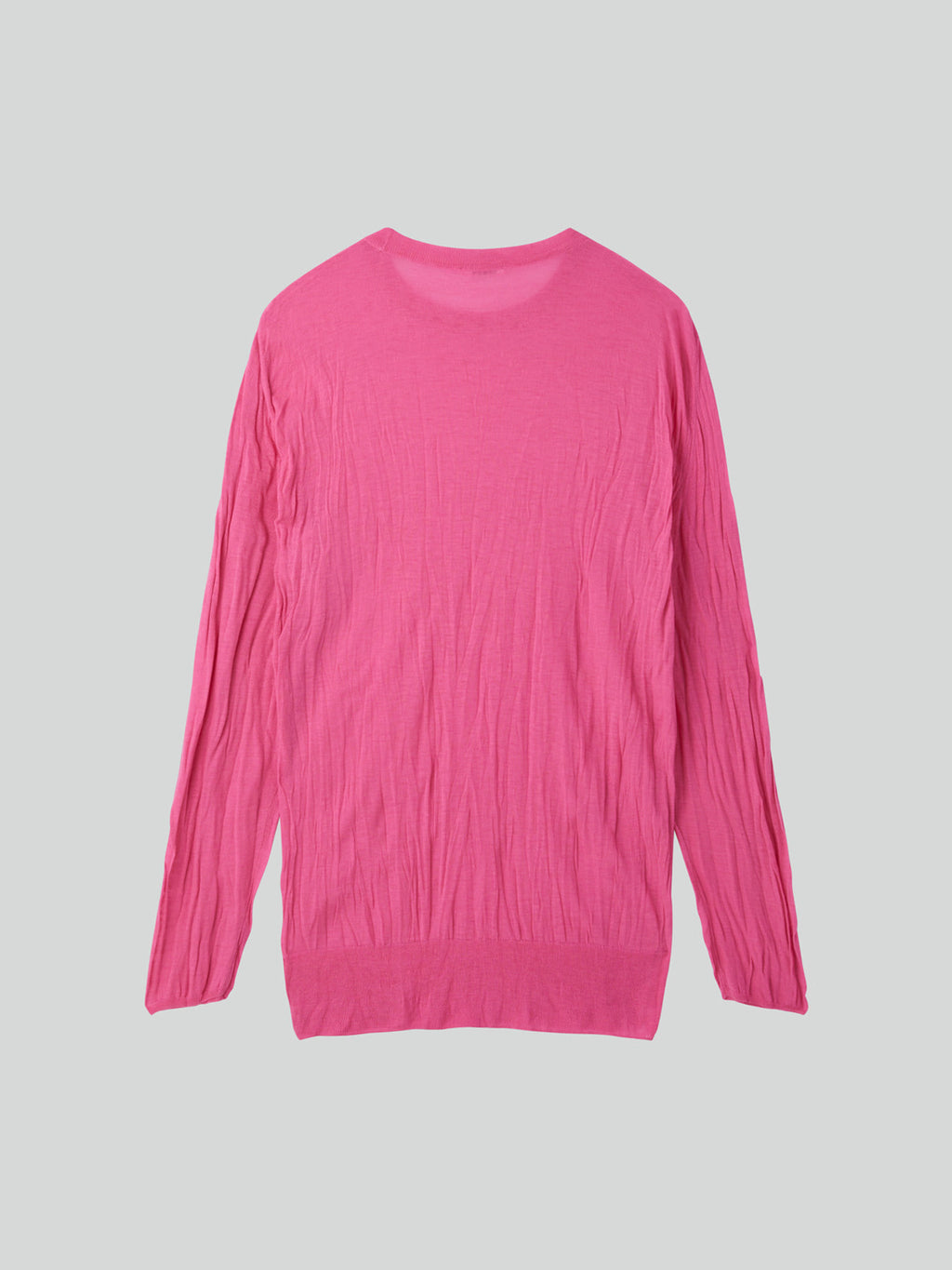 Recto - Crease Long Knit Top (Pink) product image 5 | TRAB K-Fashion Australia