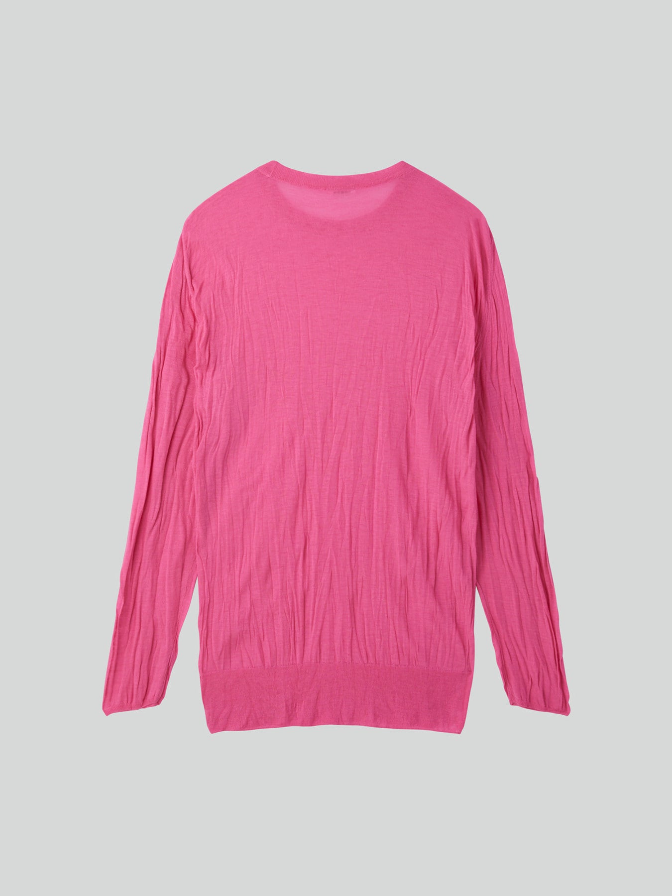 Recto - Crease Long Knit Top (Pink) product image 5 | TRAB K-Fashion Australia