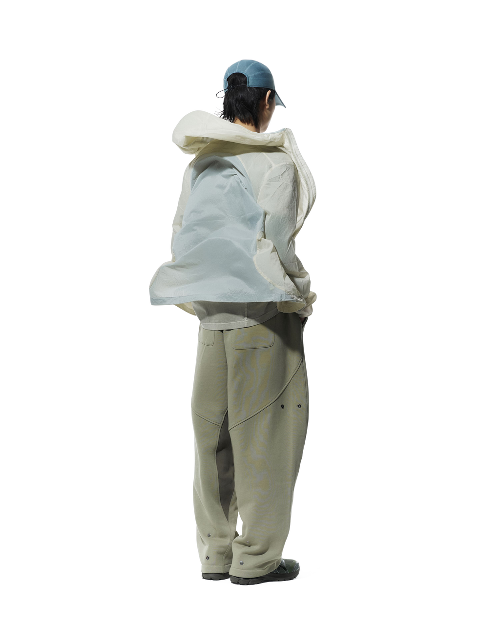 San San Gear - Rib Sweatpants (Mud Khaki) product image 3 | TRAB K-Fashion Australia