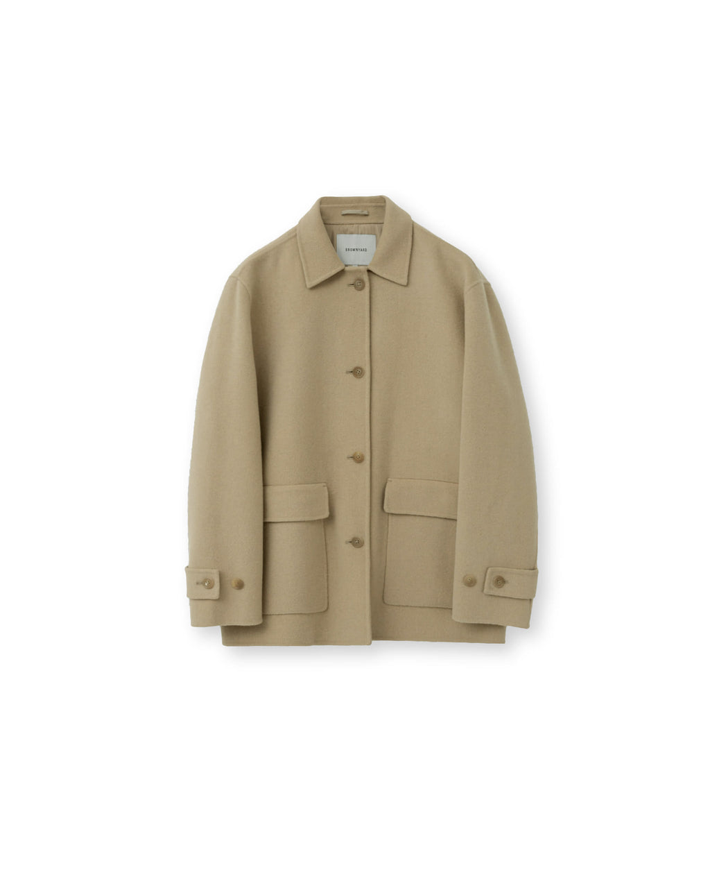 Brownyard - Handmade Half Coat (Beige) product image 5 | TRAB K-Fashion Australia