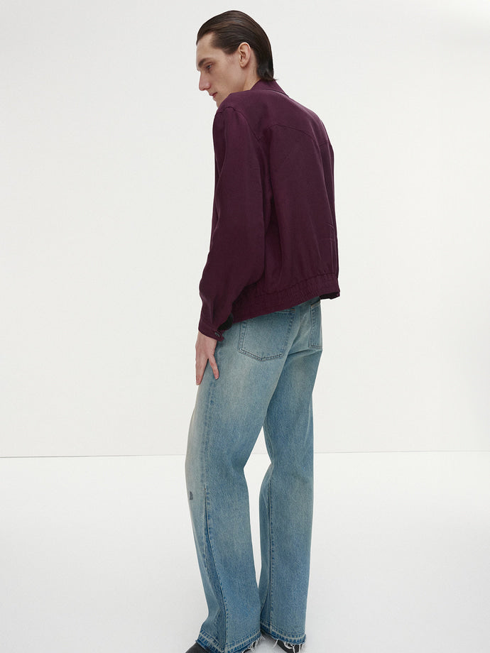 Tonywack - Flared-Leg Reconstructed Denim Jeans (Washed Light Blue) product image 5 | TRAB K-Fashion Australia