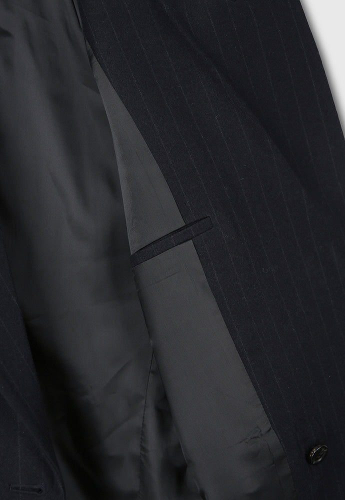 Tonywack - Virgin Wool Oversized Double-Breasted Jacket (Navy Pinstripe) product image 12 | TRAB K-Fashion Australia