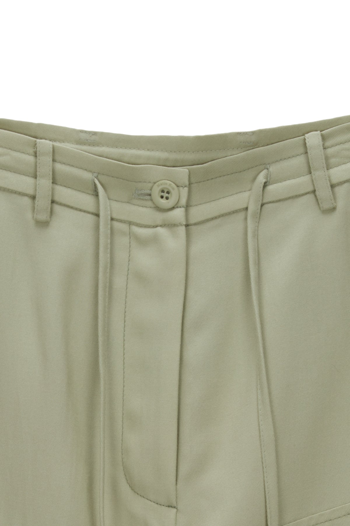 Matin Kim - Rayon String Cargo Pants (Light Khaki) product image 3 | TRAB K-Fashion Australia