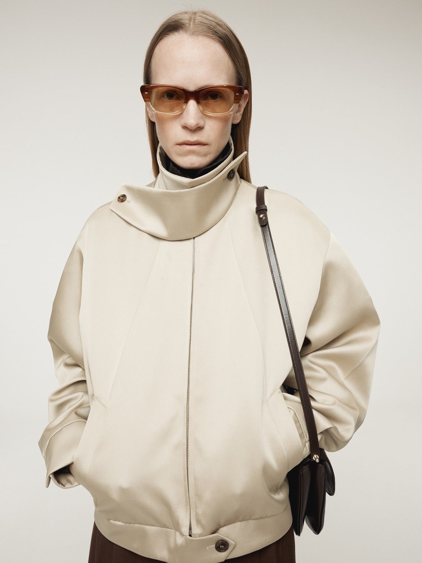 Recto - Double Satin Jumper (Sand Beige) product image 1 | TRAB K-Fashion Australia