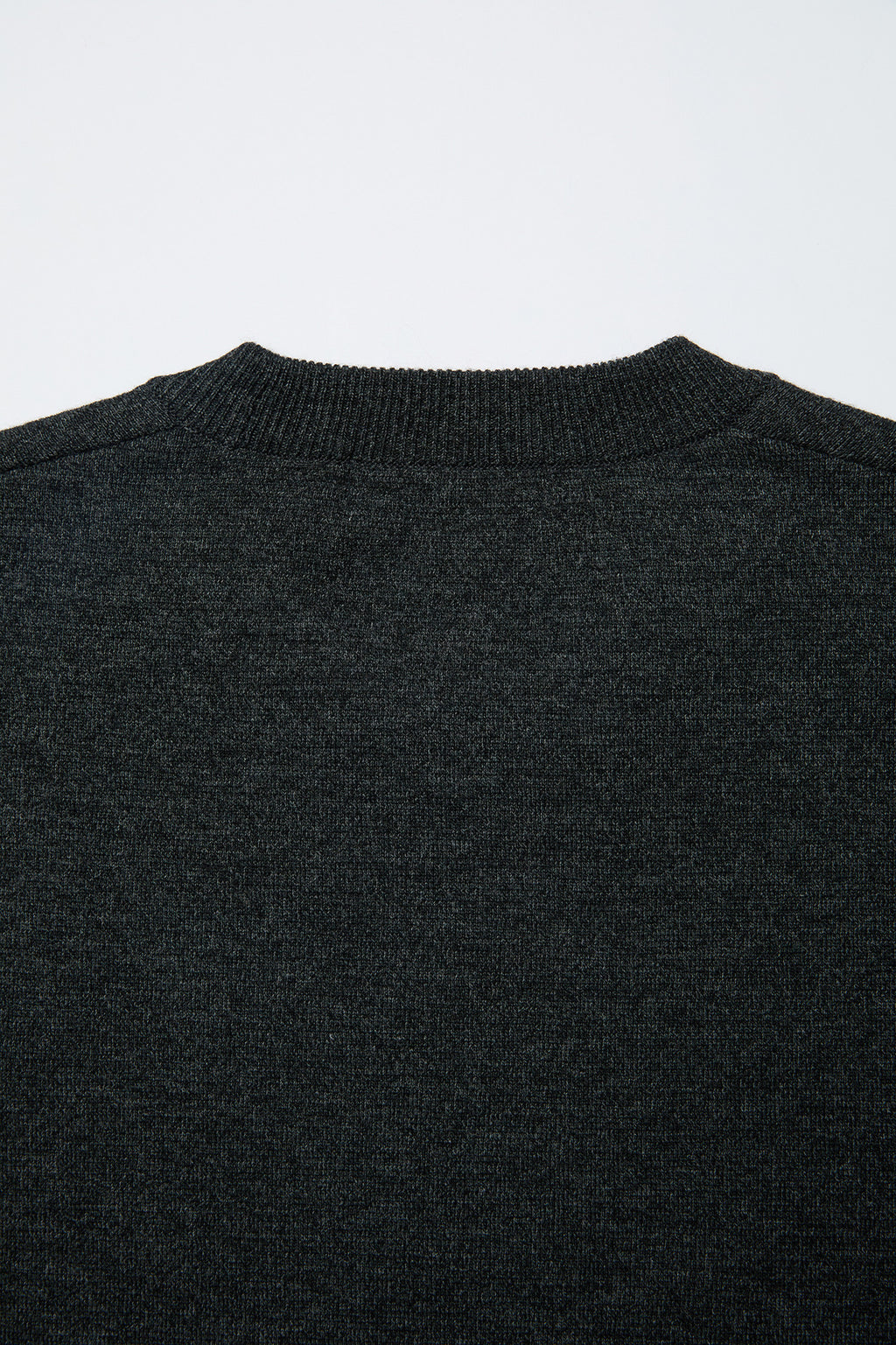 Coor - Merino Wool Crewneck Sweater (Melange Charcoal) product image 6 | TRAB K-Fashion Australia