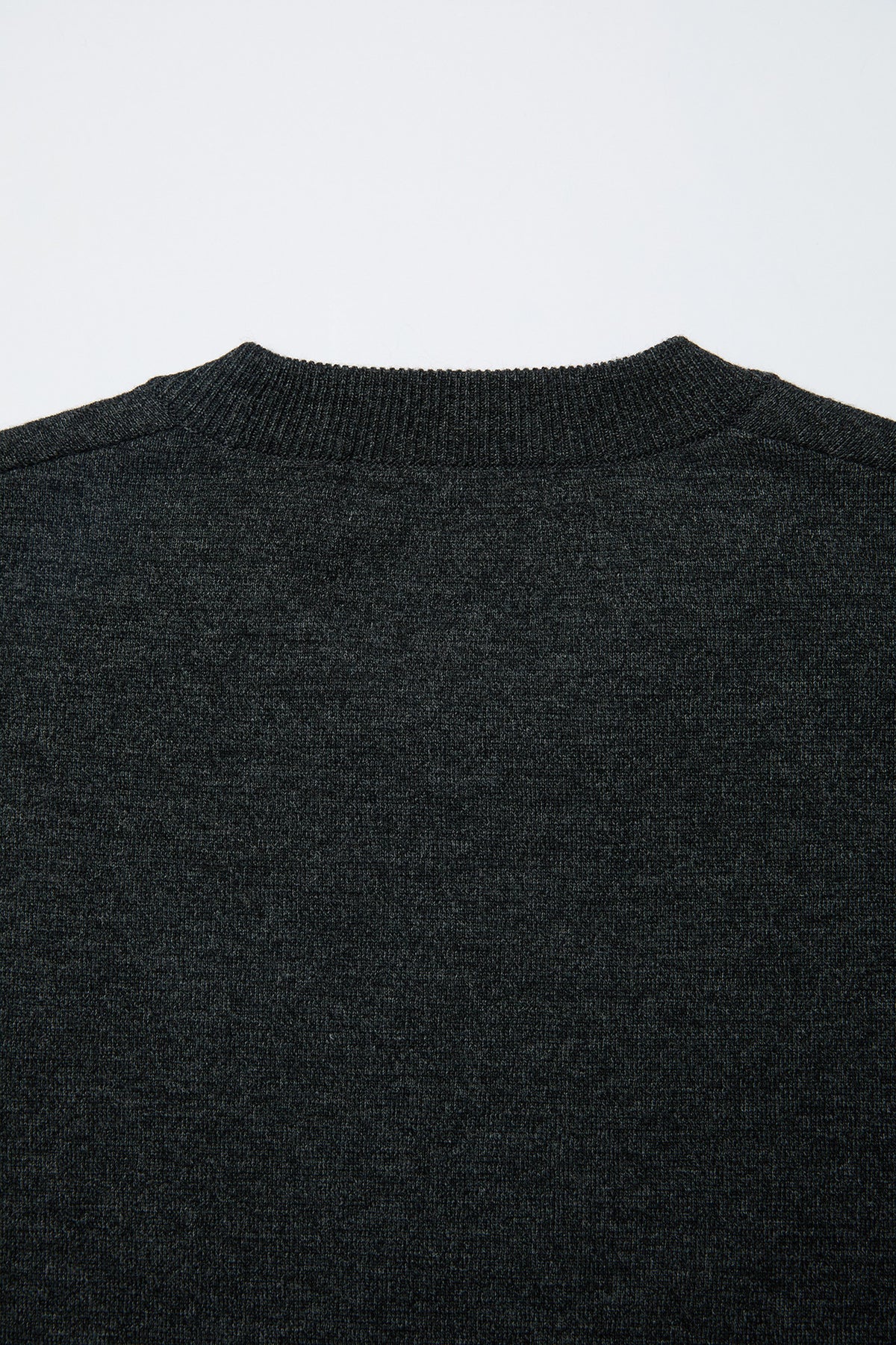 Coor - Merino Wool Crewneck Sweater (Melange Charcoal) product image 6 | TRAB K-Fashion Australia