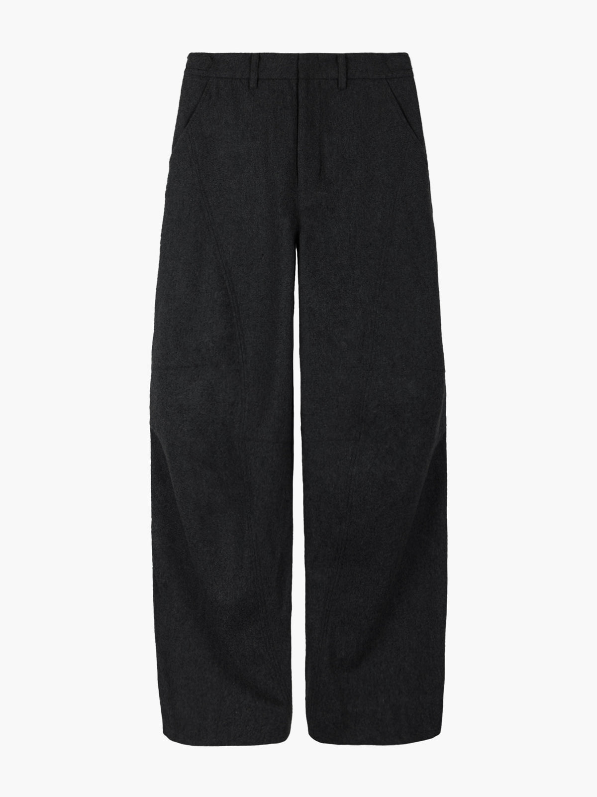 Jiyong Kim - Wool Dart Trousers (Black) product image 9 | TRAB K-Fashion Australia