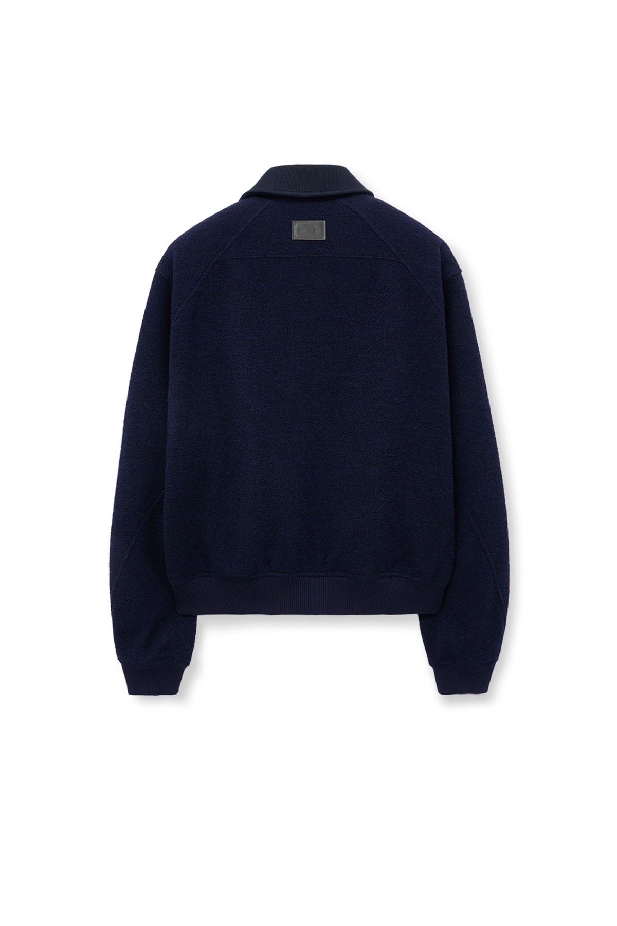 Matin Kim - Curved Point Wool Jumper (Navy) product image 3 | TRAB K-Fashion Australia