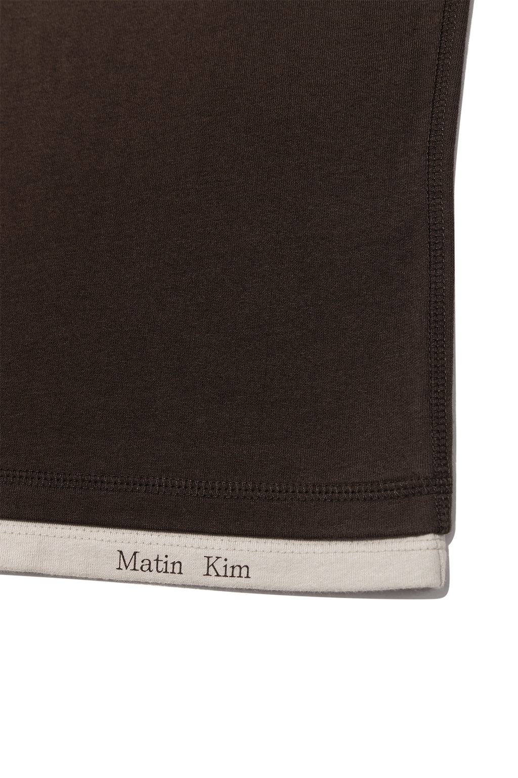Matin Kim - Color Point Layered Top (Brown) product image 4 | TRAB K-Fashion Australia