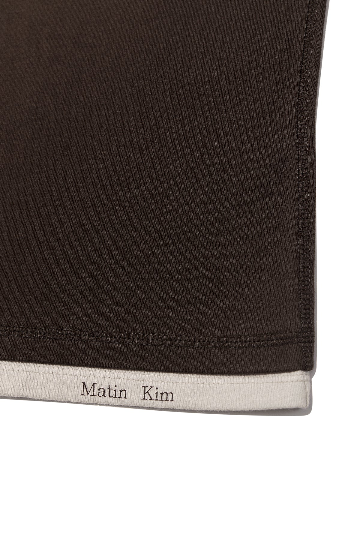 Matin Kim - Color Point Layered Top (Brown) product image 4 | TRAB K-Fashion Australia