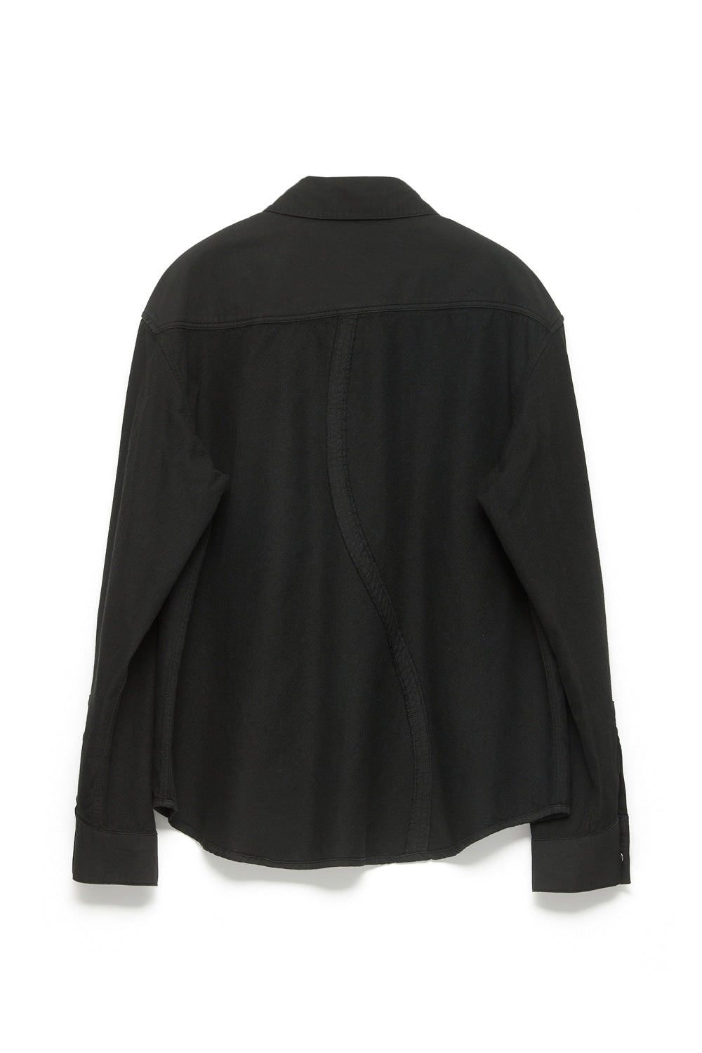 Hatchingroom - Reverse Western Shirt Gauze (Over Dyed Black) product image 3 | TRAB K-Fashion Australia