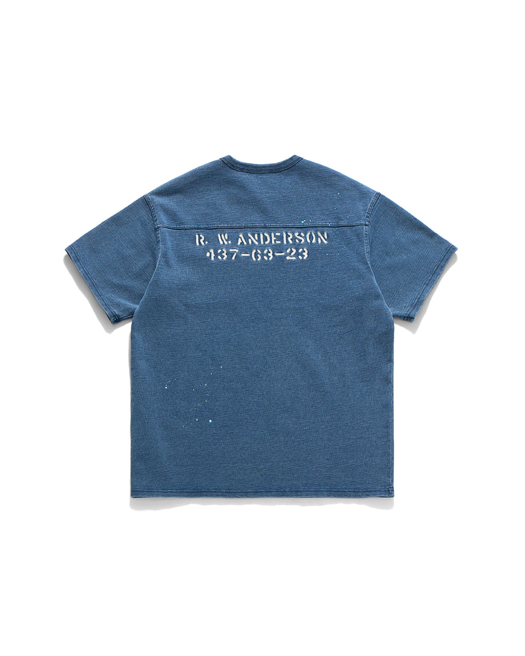 Eastlogue - Naval Embroidery T-shirts (Washed Indigo) product image 6 | TRAB K-Fashion Australia