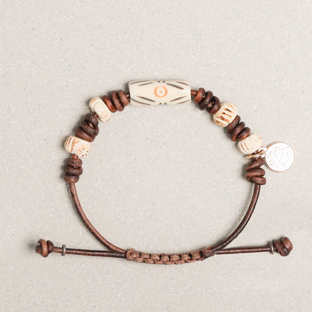 Towtow Archive - New Ethnic Wave Bracelet Ecru (OC) product image 1 | TRAB K-Fashion Australia
