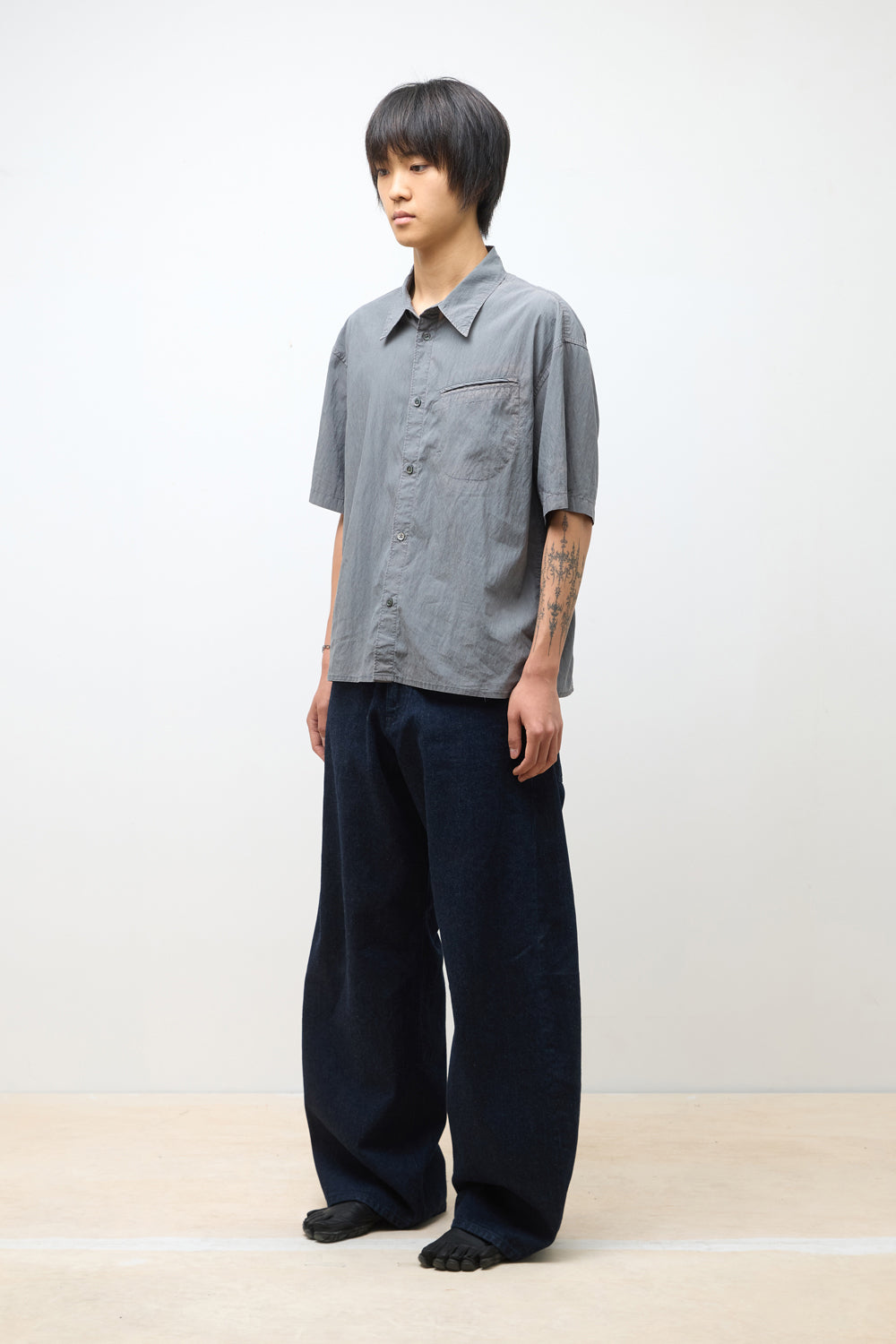 Hatchingroom - Over Shirt (1/2 Grey) product image 7 | TRAB K-Fashion Australia