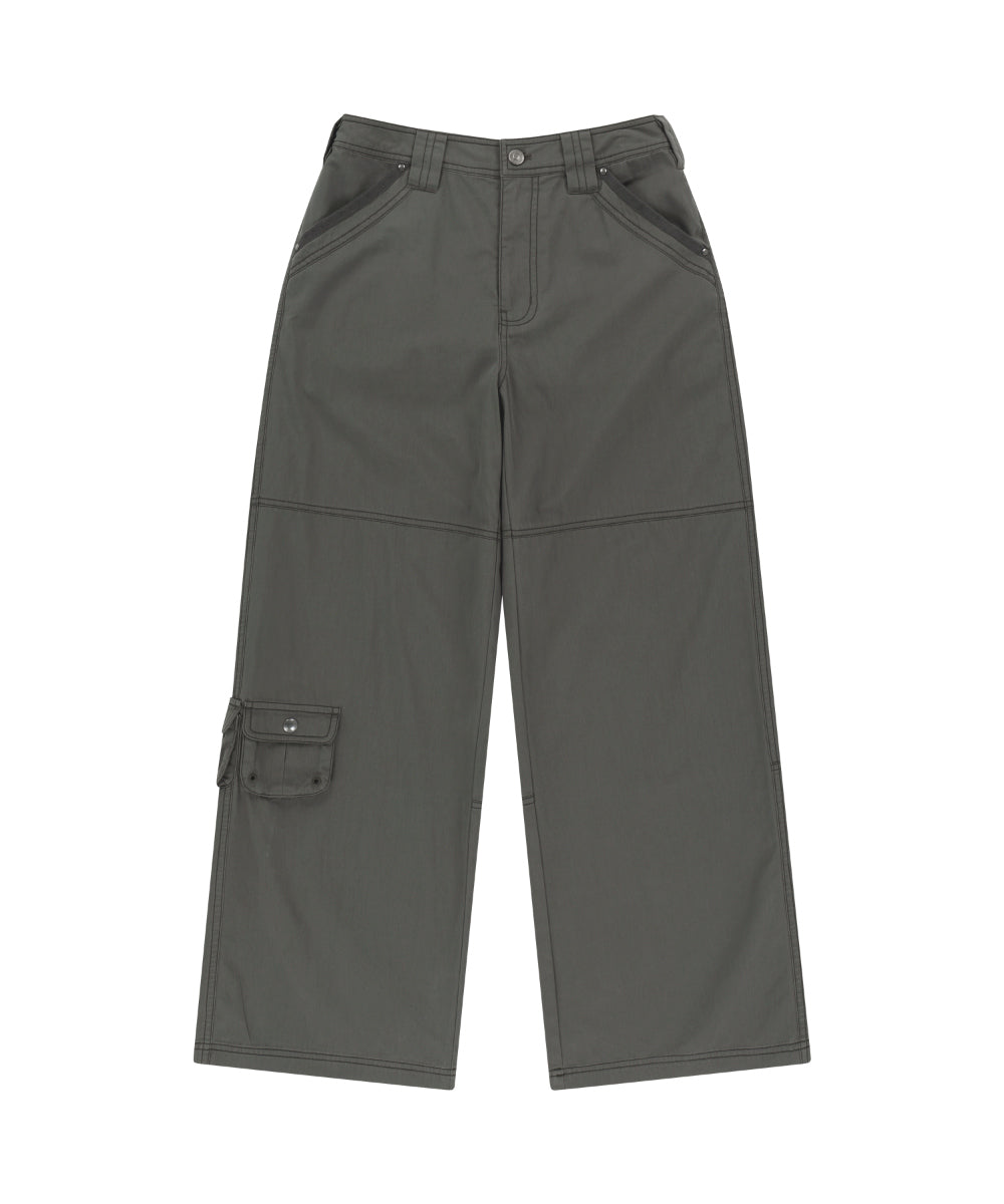 Coyseio - Snap Work Pants (Khaki) product image 9 | TRAB K-Fashion Australia