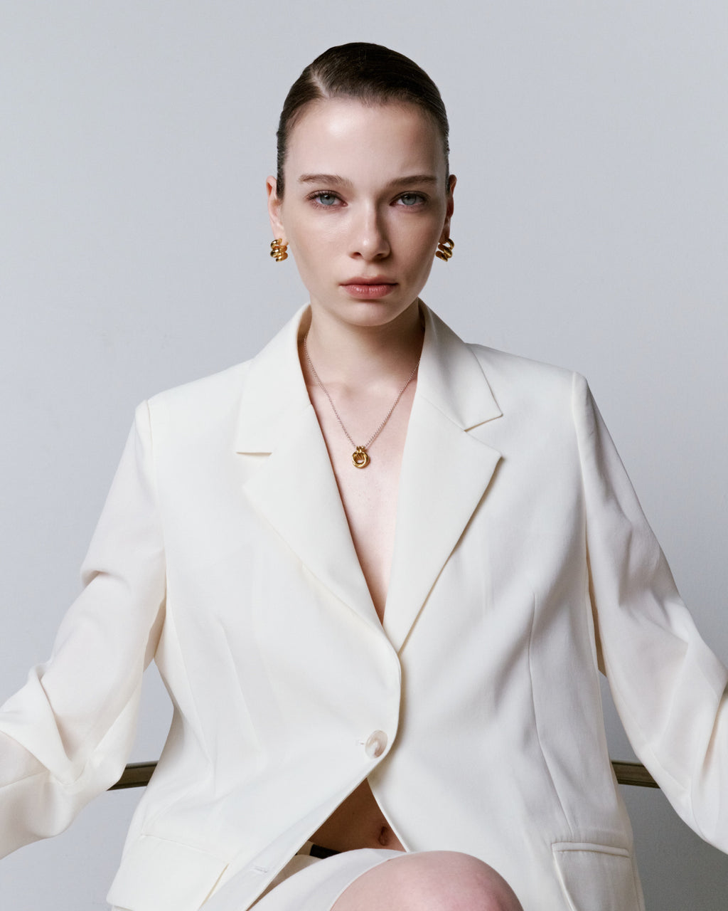 Numbering - Coil Knot Necklace #6812 product image 3 | TRAB K-Fashion Australia
