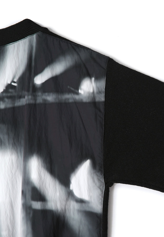 Tonywack - Polar Flash Patchwork Cardigan (Black) product image 7 | TRAB K-Fashion Australia