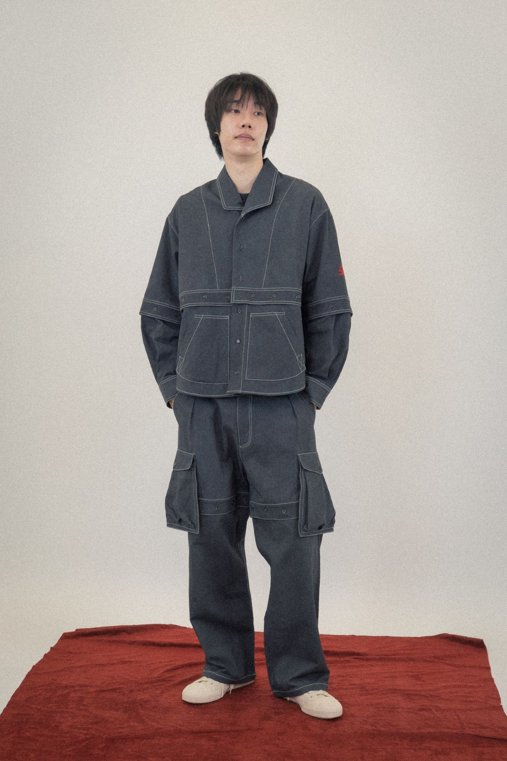 Ioedle - Assembled Jacket That Sparks Imagination (Charcoal) product image 12 | TRAB K-Fashion Australia