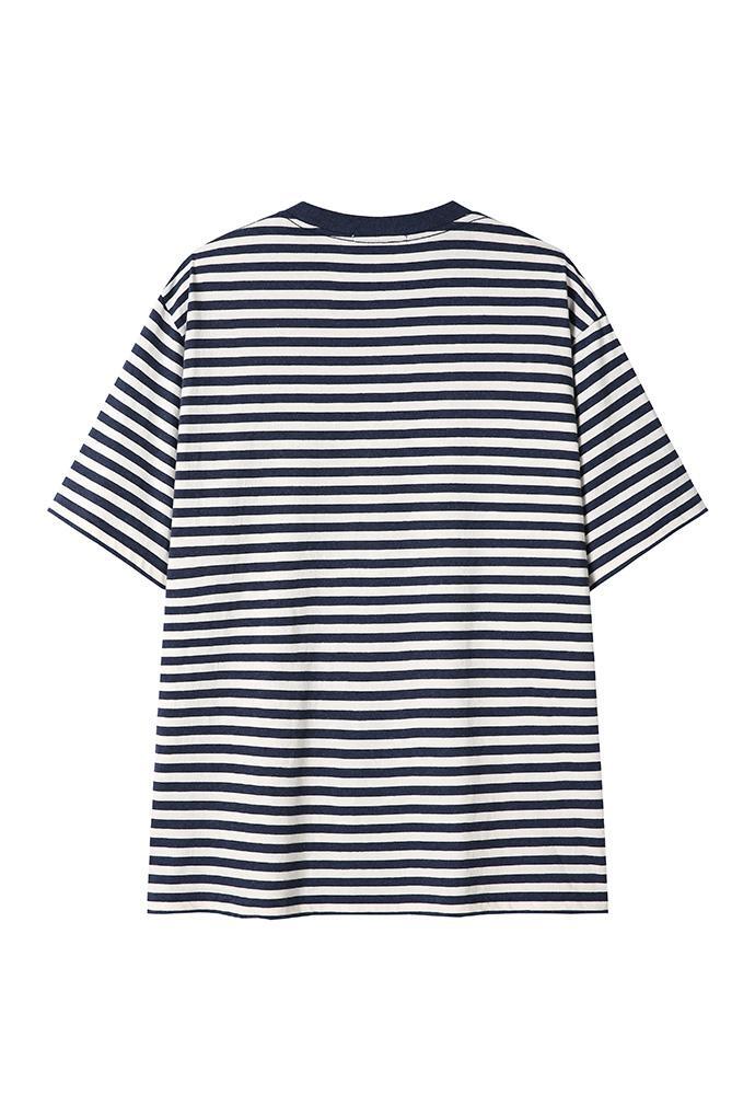 Art if acts - French Stripe S/S Tee (Navy) product image 9 | TRAB K-Fashion Australia