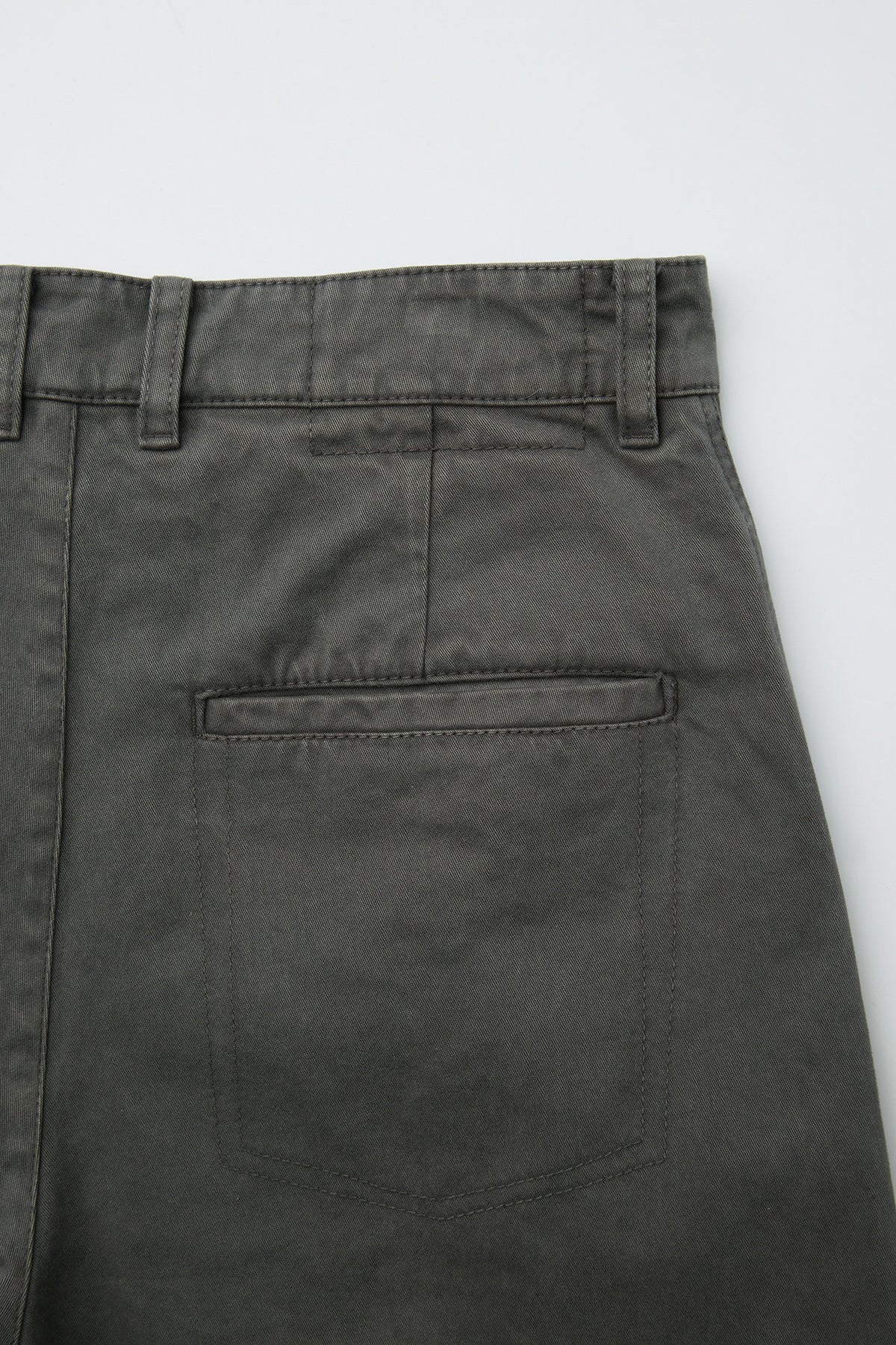 Coor - Moleskin High Waist Curve Pants (Washed Charcoal) product image 6 | TRAB K-Fashion Australia