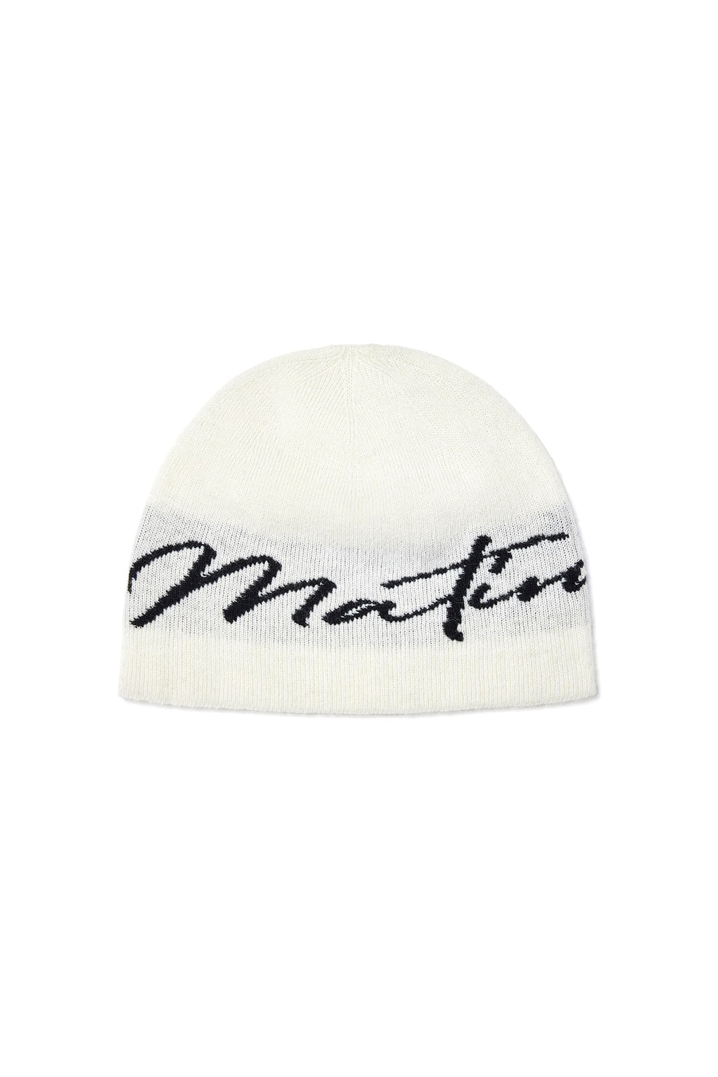 Matin Kim - Matin Logo Script Beanie (Ivory) product image 1 | TRAB K-Fashion Australia