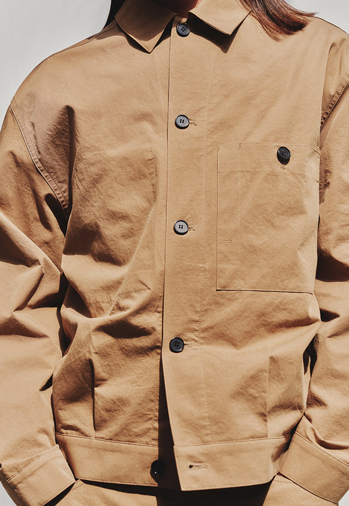 Art if acts - Cotton Trucker Jacket (Beige) product image 5 | TRAB K-Fashion Australia