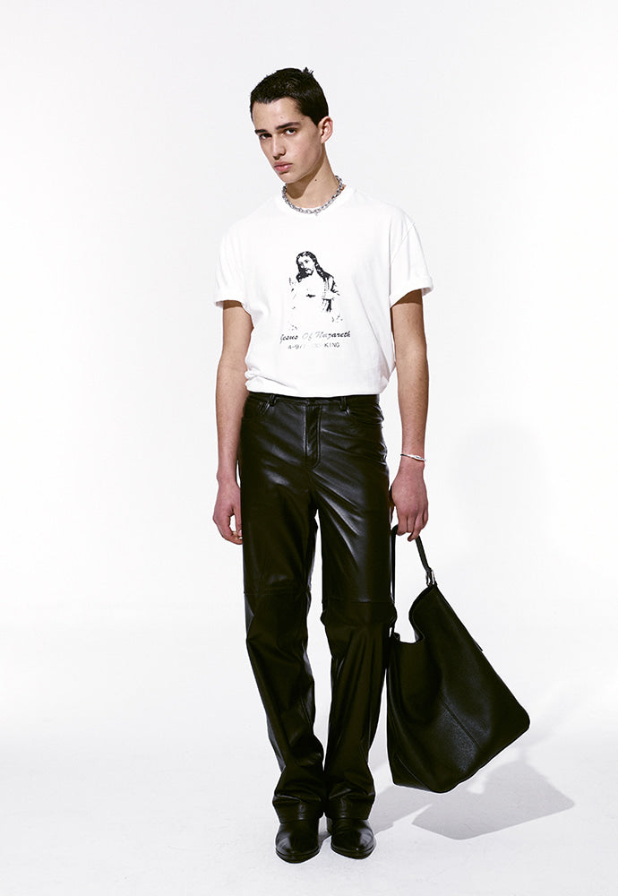 Tonywack - Savior Washed T-Shirt (White) product image 1 | TRAB K-Fashion Australia