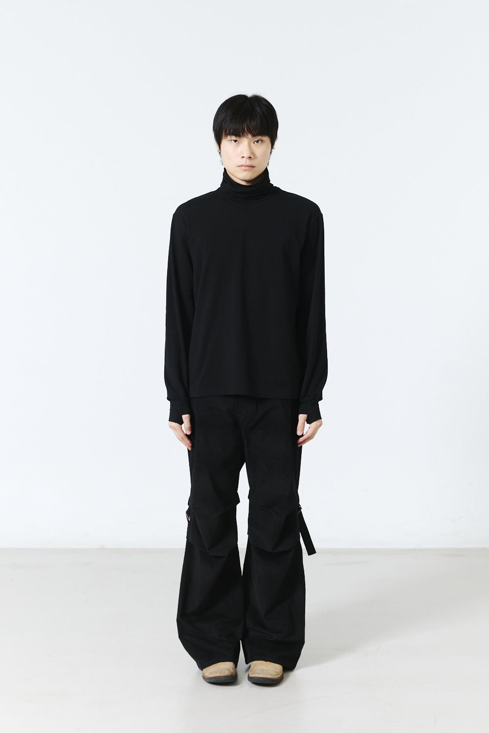 Hatchingroom - Boxer Turtleneck Tee (Black) product image 6 | TRAB K-Fashion Australia