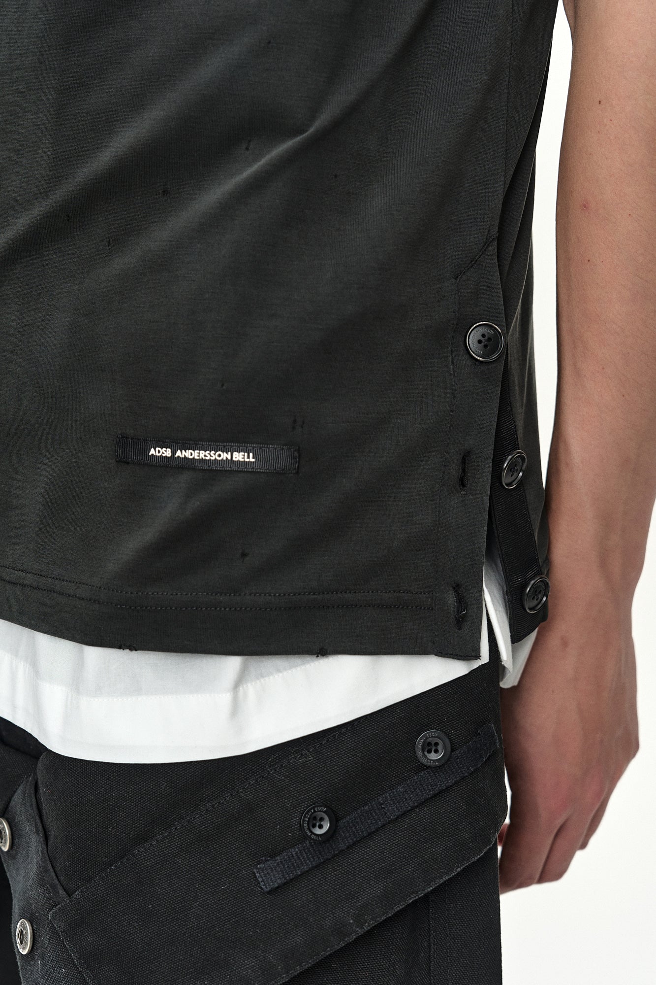 Andersson Bell - Brit Damaged Sleeveless (Charcoal) product image 6 | TRAB K-Fashion Australia