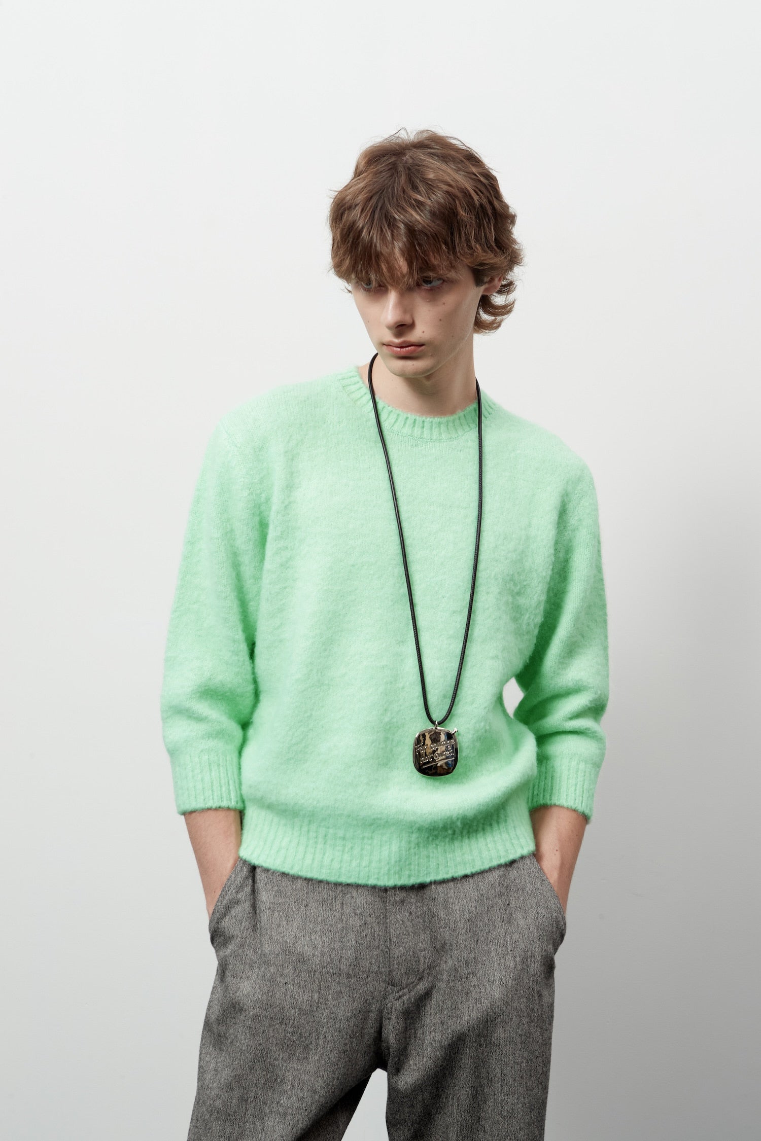 Stu - Boucle Quarter Sleeve (Mint) product image 14 | TRAB K-Fashion Australia