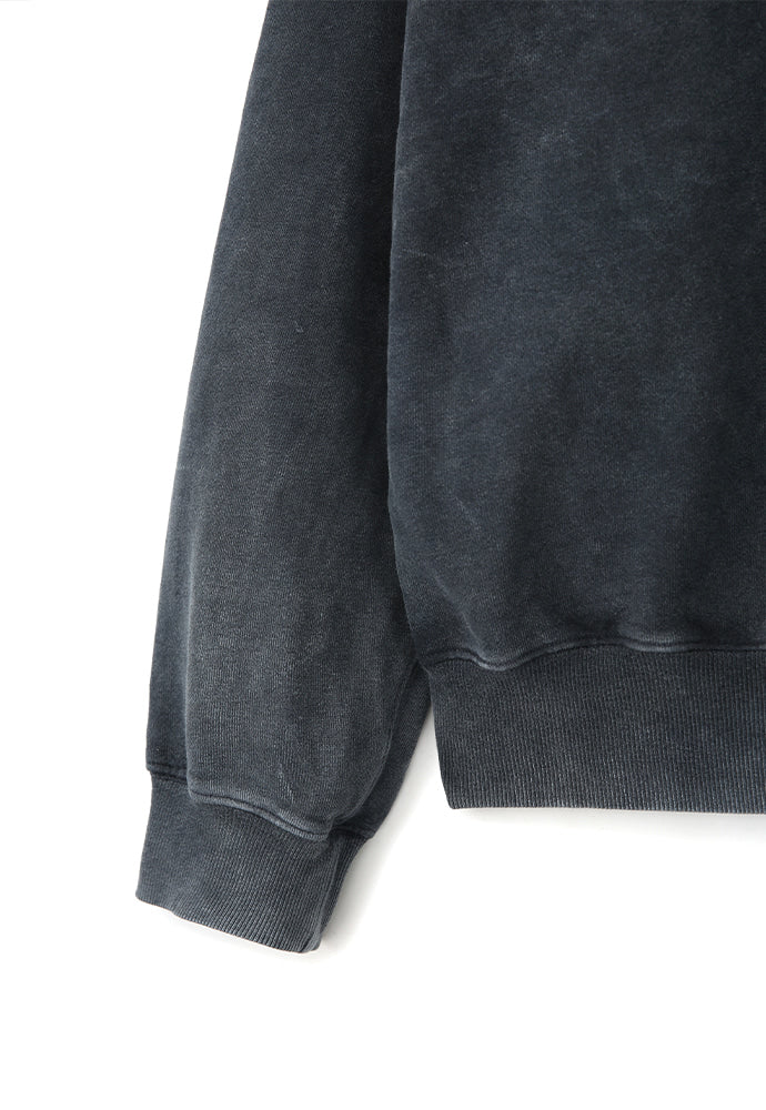 Art if acts - Garment Dyed Half Zipup Sweat (Bleach Navy) product image 12 | TRAB K-Fashion Australia