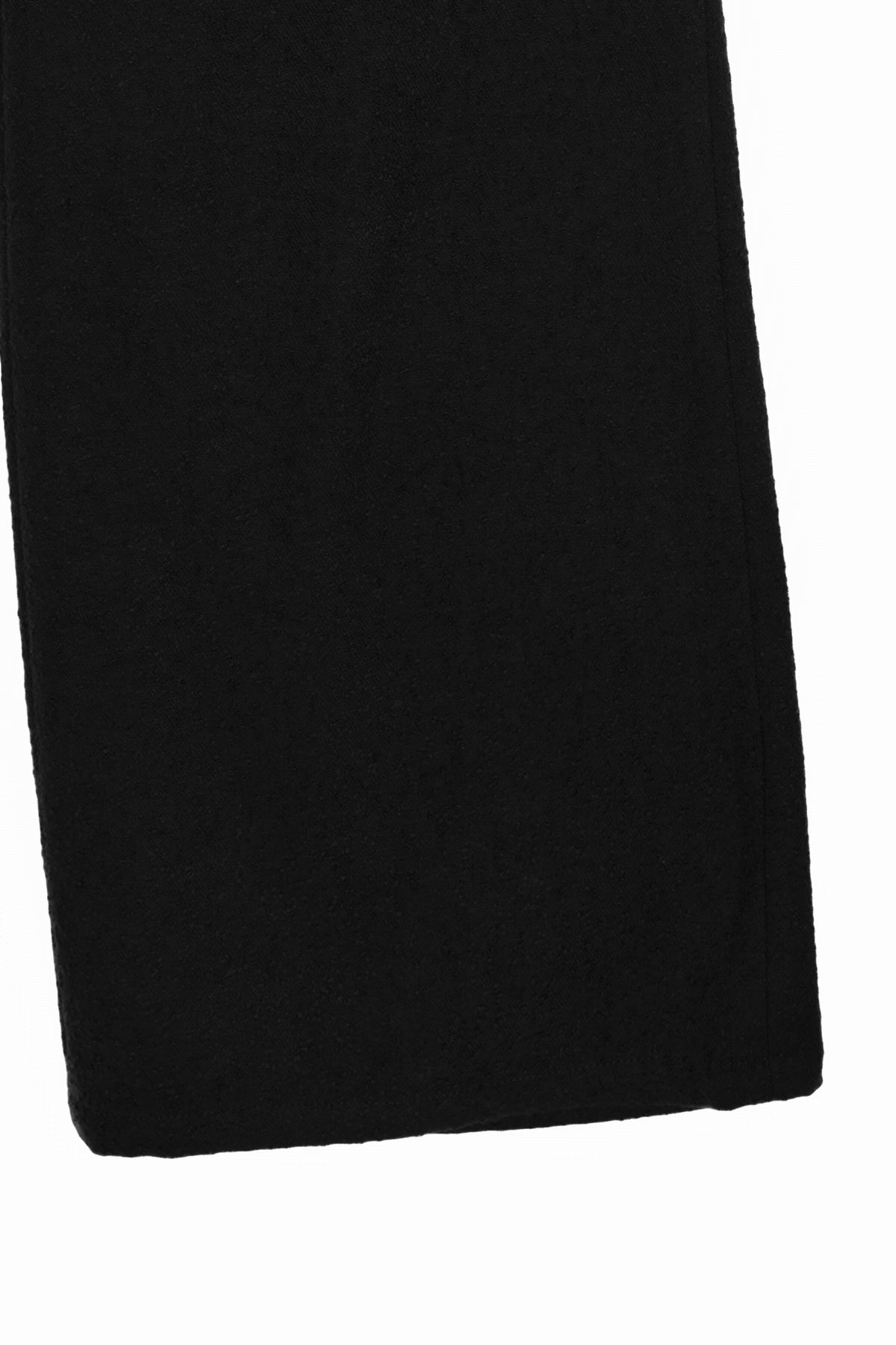 Matin Kim - Waist Button Point String Slim Pants (Black) product image 4 | TRAB K-Fashion Australia