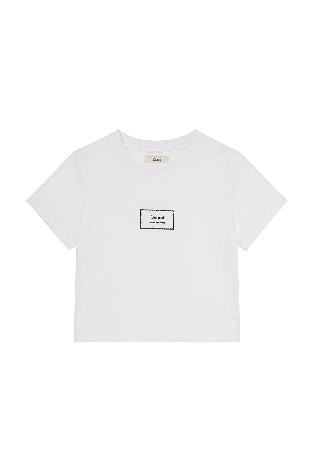 Deinet - Laced Patch T-Shirt (White) product image 1 | TRAB K-Fashion Australia