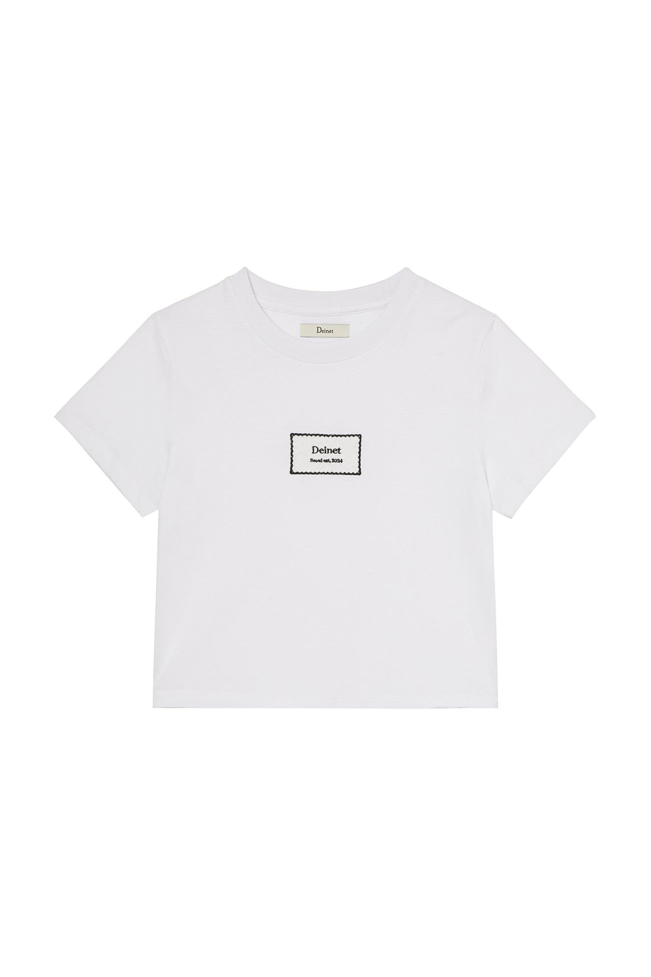 Deinet - Laced Patch T-Shirt (White) product image 1 | TRAB K-Fashion Australia