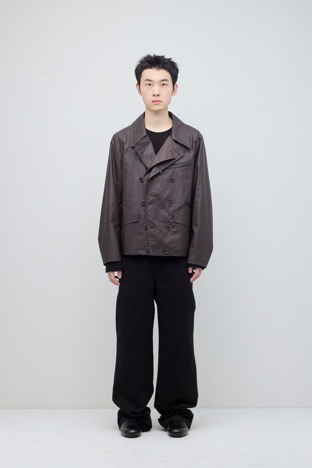 Hatchingroom - Short Double Jacket (Burgundy) product image 3 | TRAB K-Fashion Australia