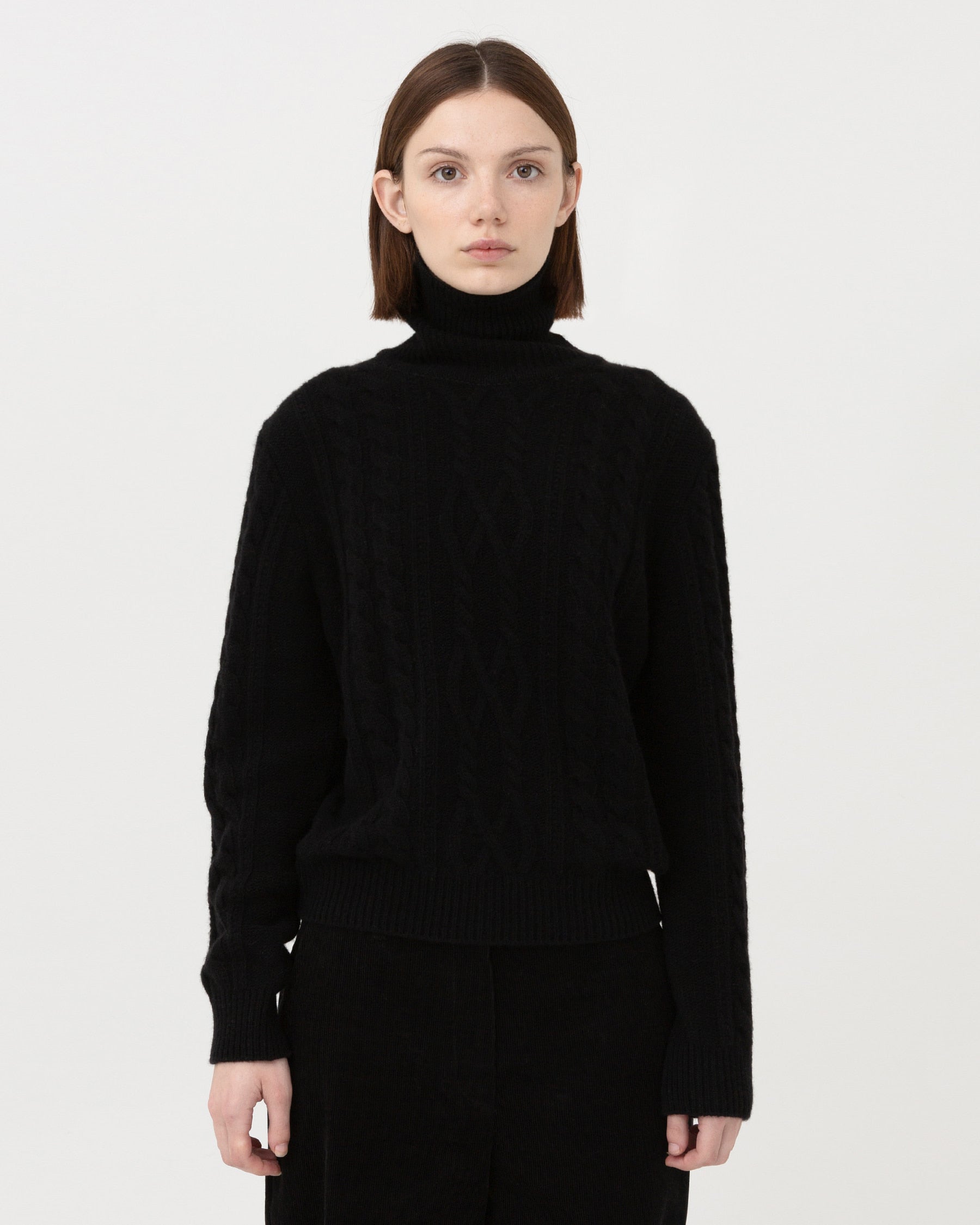 Brownyard - High Neck Sweater (Black) product image 1 | TRAB K-Fashion Australia