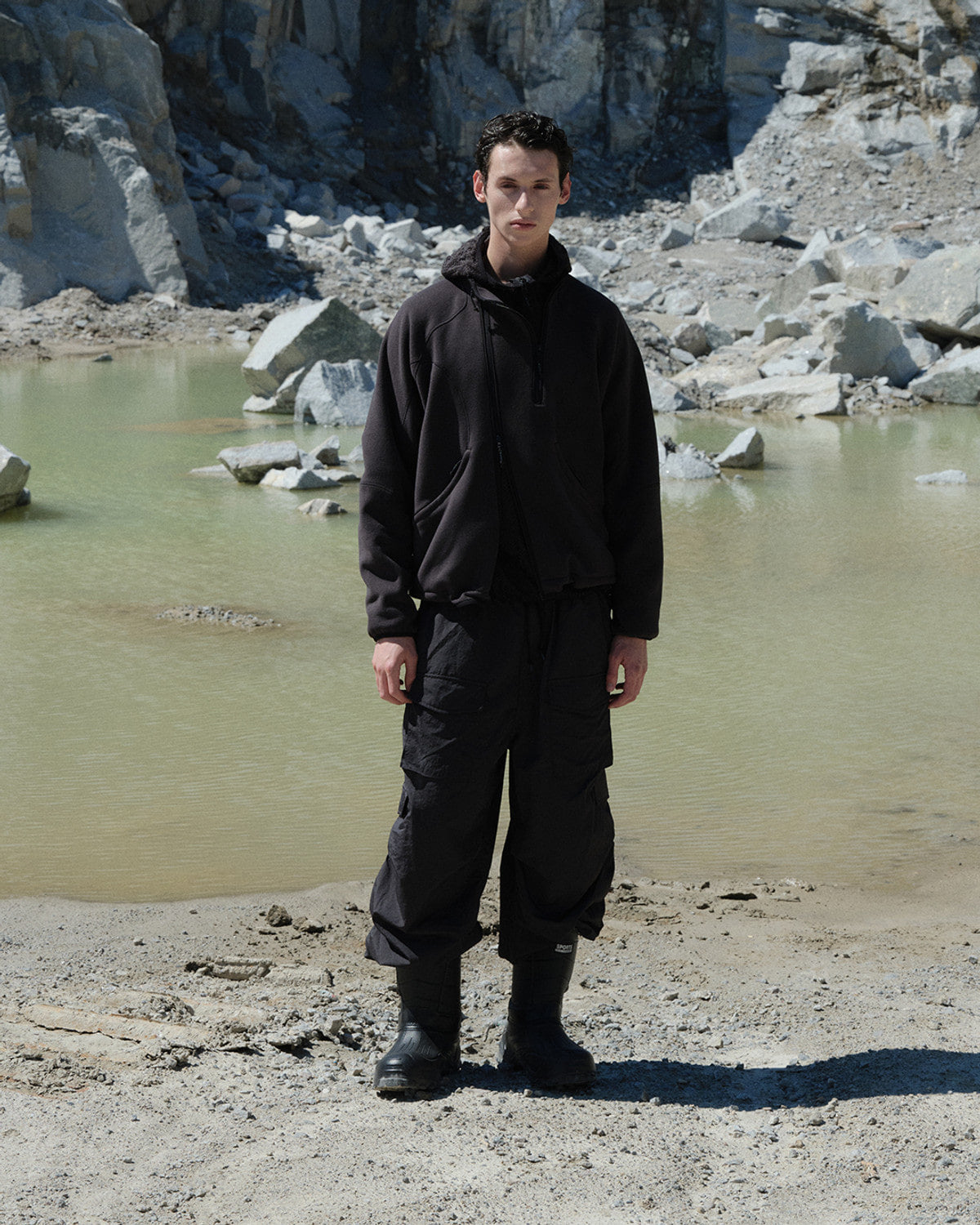 Eastlogue - Montane Waves Fleece Jacket (Black) product image 3 | TRAB K-Fashion Australia