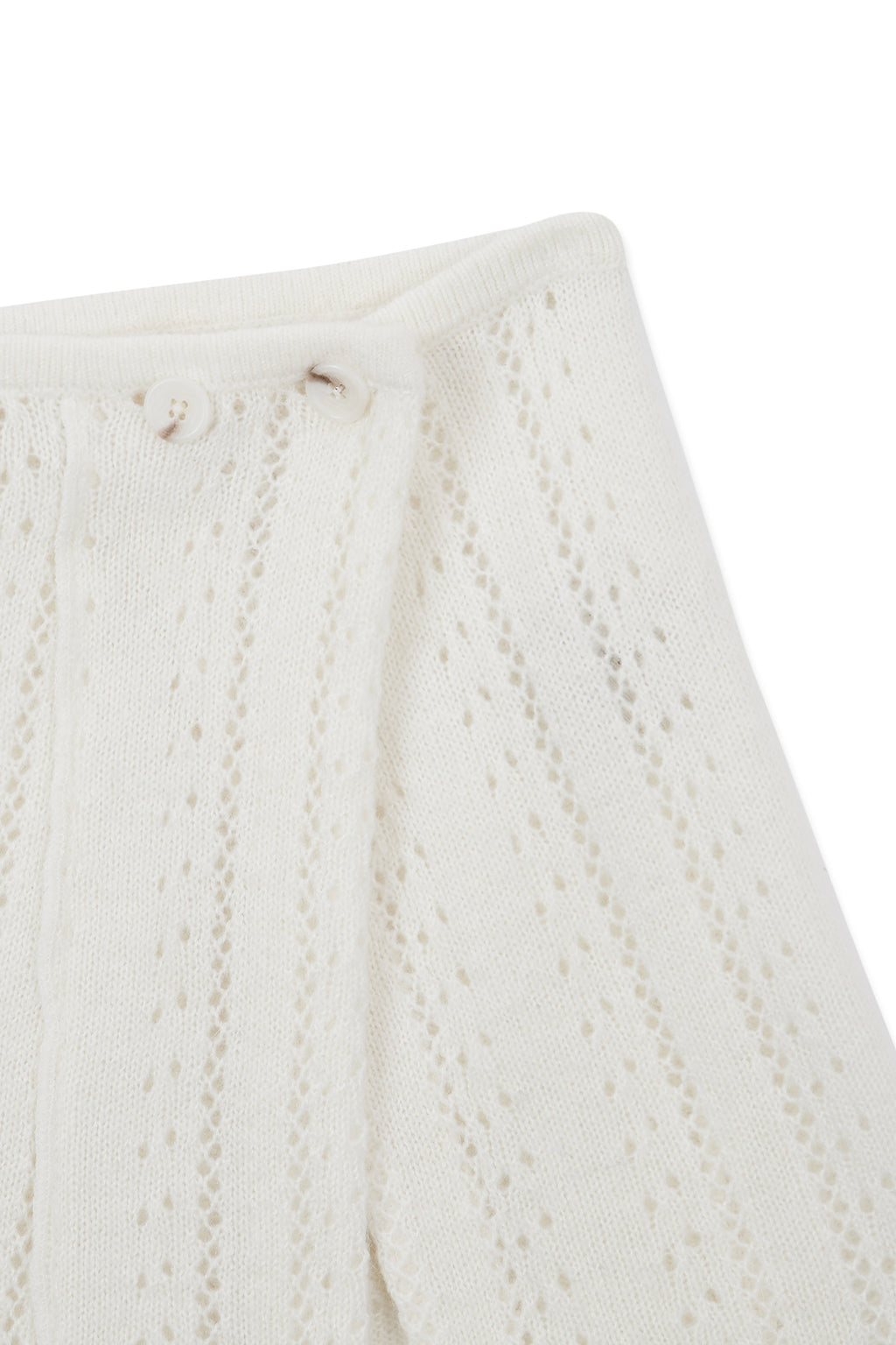 Matin Kim - Punching Wrap Mini Skirt (Ivory) product image 4 | TRAB K-Fashion Australia