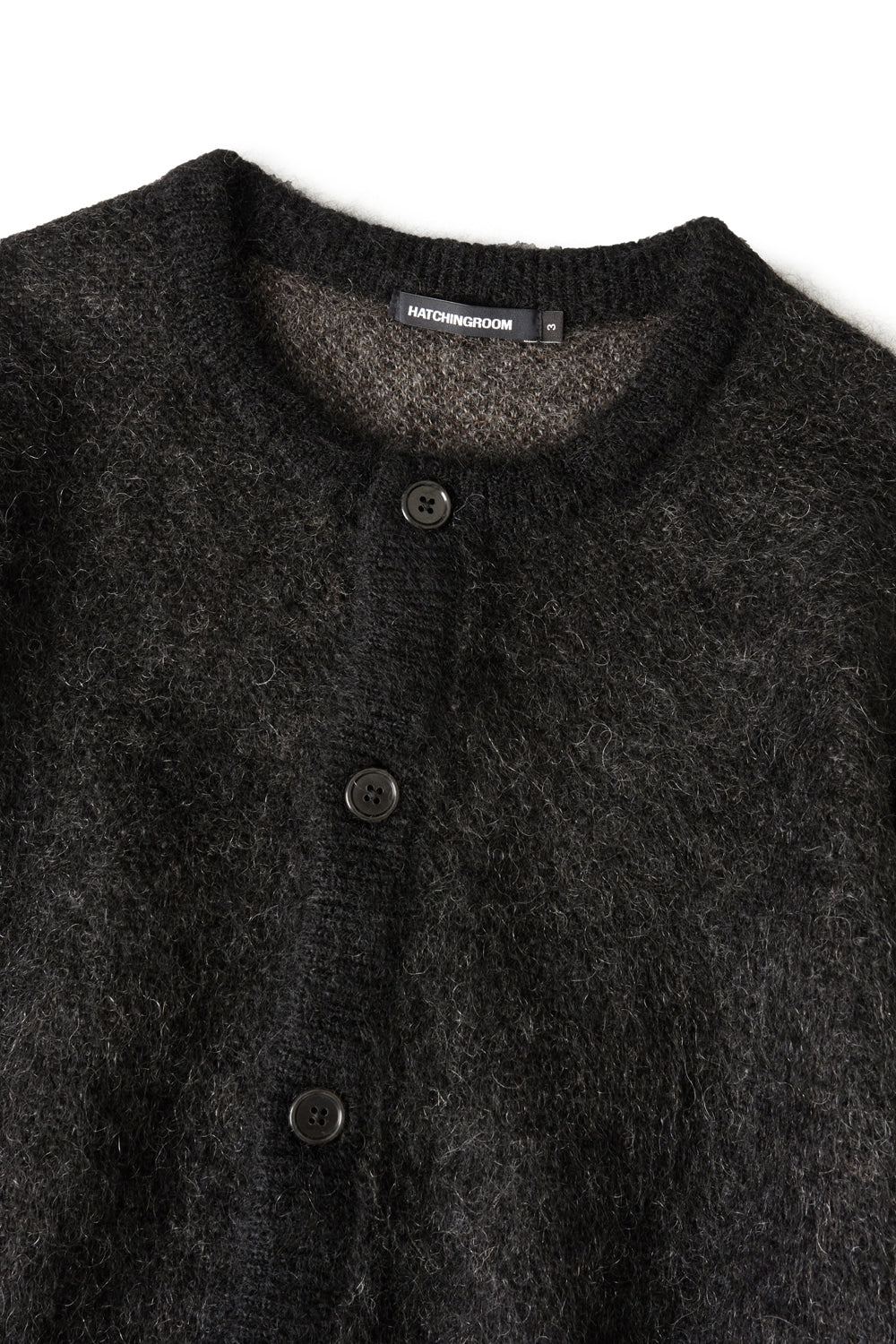Hatchingroom - Hanabi Mohair Cardigan (Black) product image 4 | TRAB K-Fashion Australia