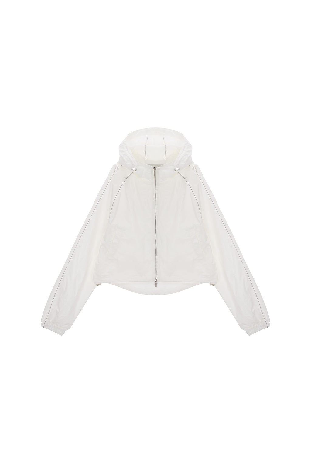 Matin Kim - Matin Crop Hoody Coating Jumper (Ivory) product image 10 | TRAB K-Fashion Australia