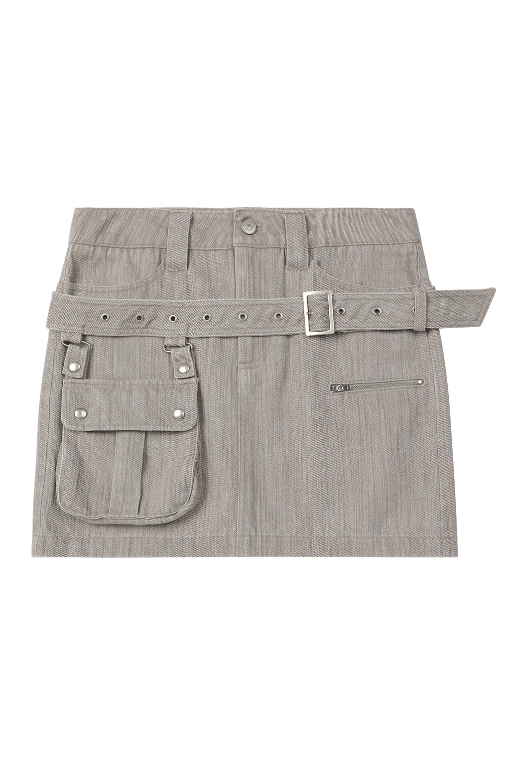 Deinet - Belted Tunnel Skirt (Beige) product image 11 | TRAB K-Fashion Australia