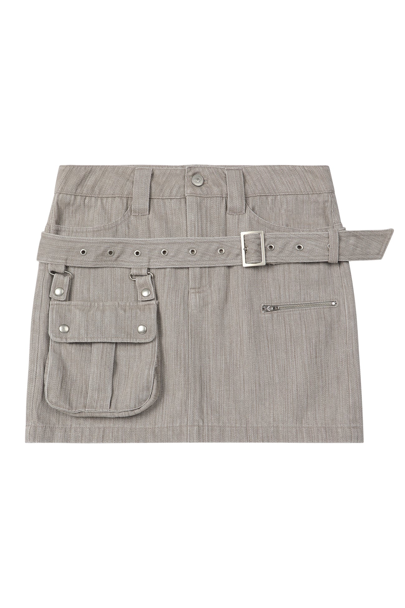 Deinet - Belted Tunnel Skirt (Beige) product image 11 | TRAB K-Fashion Australia