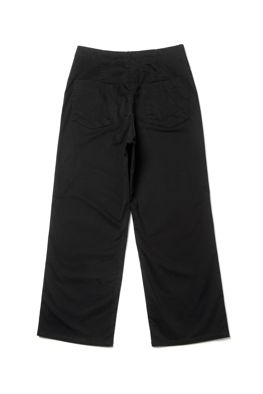 Hatchingroom - Flare Work Trousers Moleskin (Washed Black) product image 2 | TRAB K-Fashion Australia