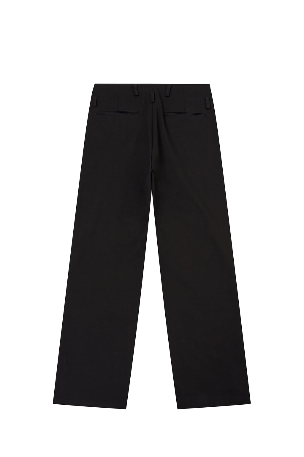 STU - Arch Pleat Cotton Pants (Black) product image 15 | TRAB K-Fashion Australia