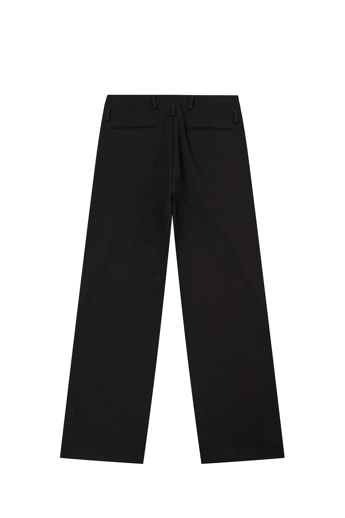 STU - Arch Pleat Cotton Pants (Black) product image 15 | TRAB K-Fashion Australia